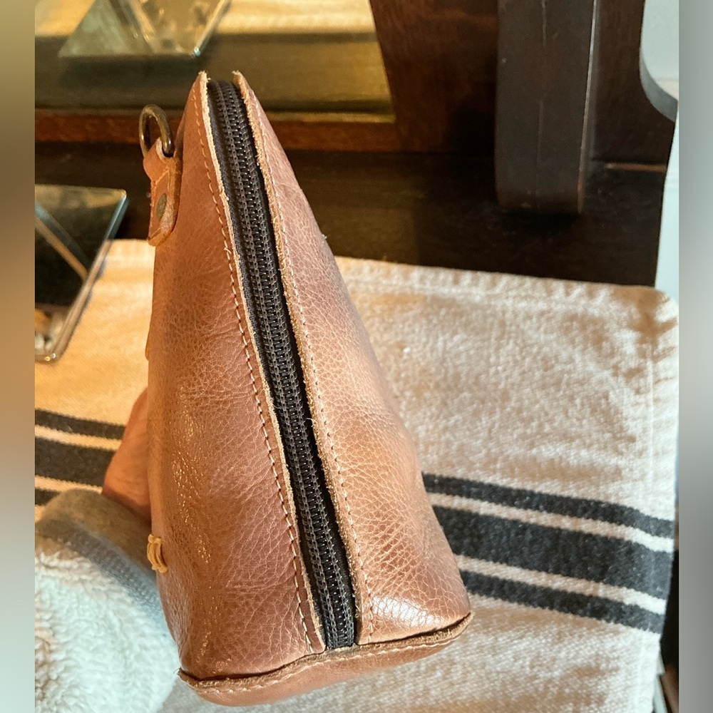 NWOT Bed Stu Leather Ventura Crossbody Bag Tan Rustic Mason Retail $155 - Picture 10 of 14